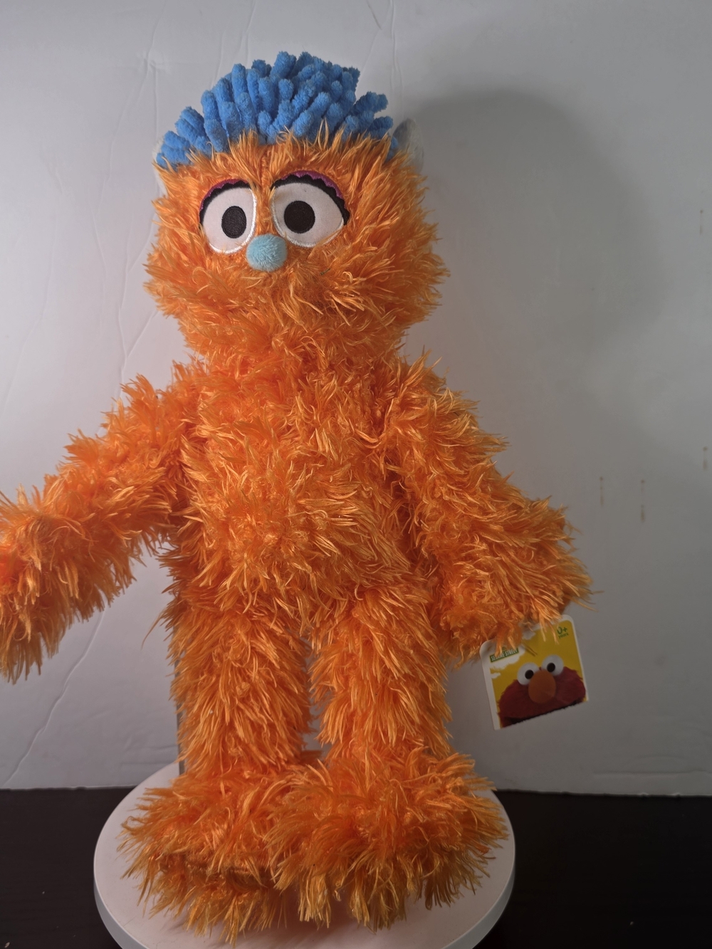 New Large RUDY Orange Plush Exclusive Sesame Street Place 16" Stuffed Animal